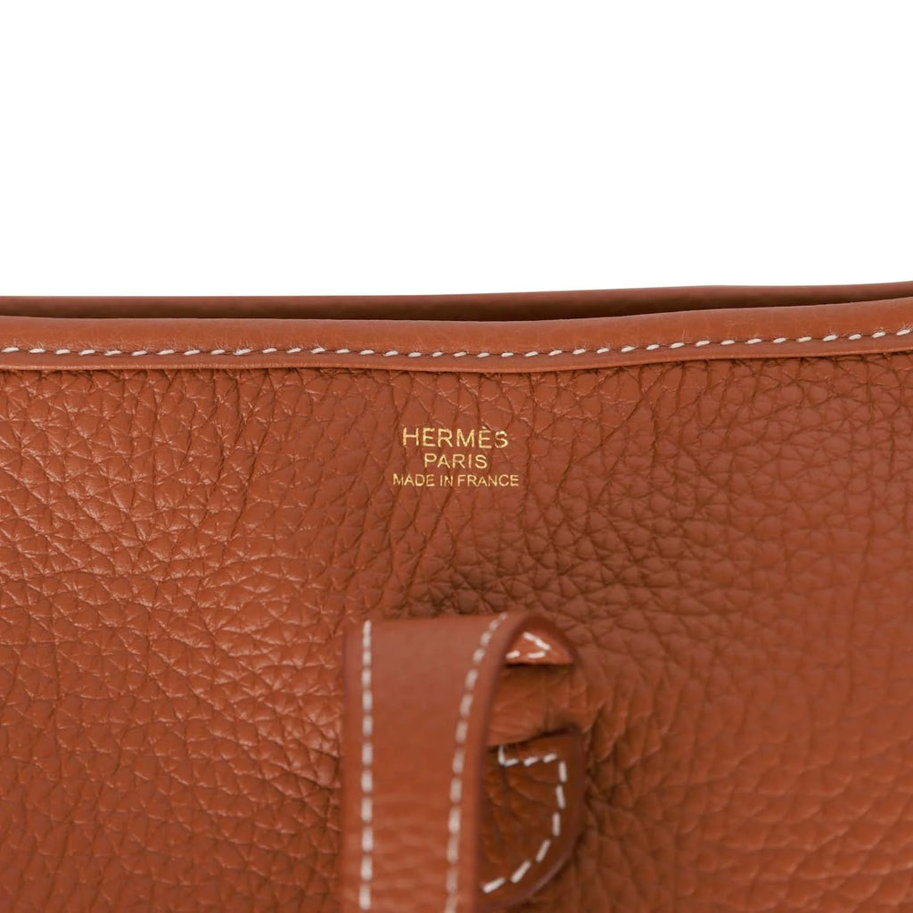 Gold Clemence Leather Bag X163561