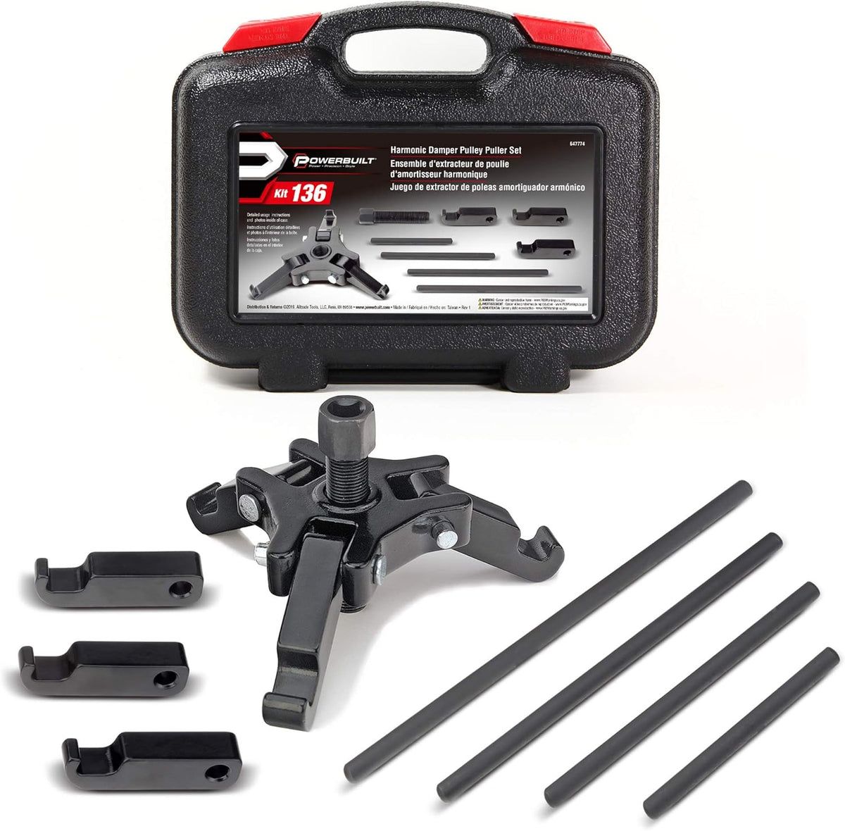 Harmonic Damper Pulley Puller Set, Pack of 2 C3771
