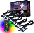 RGB LED Rock Lights Kit with Wireless Remote Control, 6PCS V770911