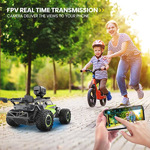 1:16 Scale Remote Control Car with 1080P HD Camera and LED Lights O2423