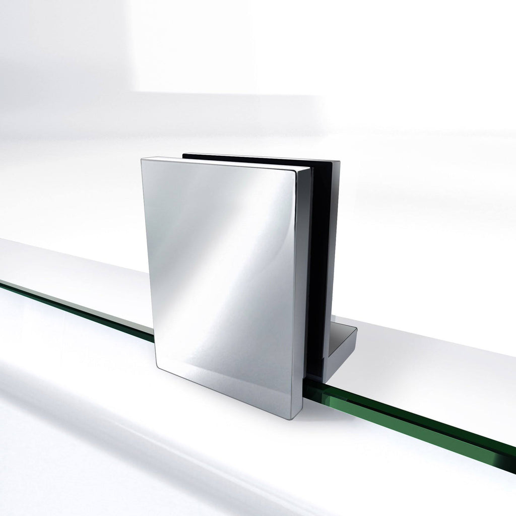 Frameless Hinged Brushed Nickel Shower Door K89668