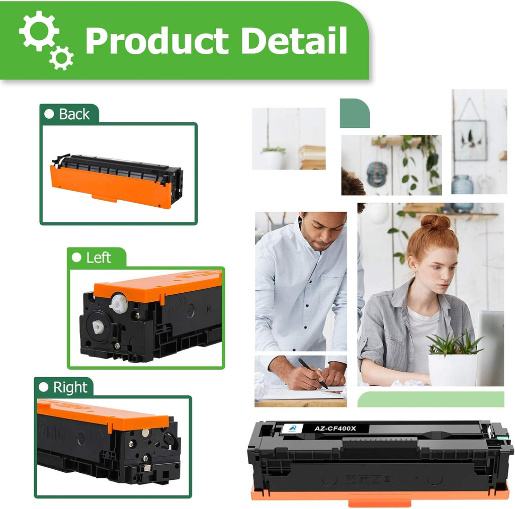 201X Toner Cartridge 4-Pack Black Cyan Yellow Magenta M111