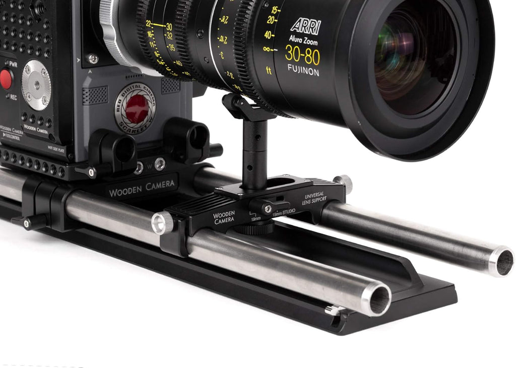 Universal Lens Support with Rolling Y-Bracket and Height Extension Posts L956