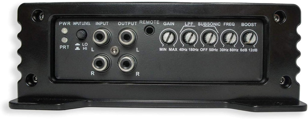 12" Loaded Sub Box with Amplifier and 4Ga Amp Install Kit U5661
