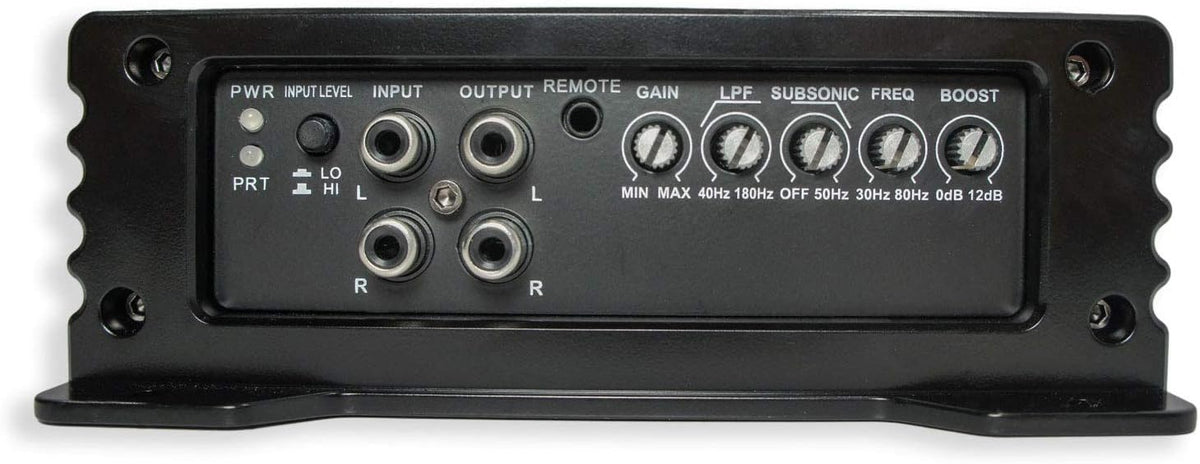12" Loaded Sub Box with Amplifier and 4Ga Amp Install Kit U5661