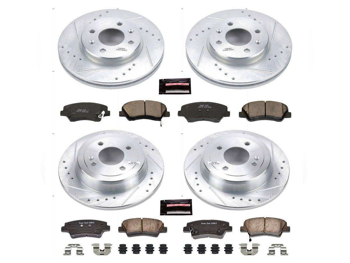 Front and Rear Z23 Evolution Sport Brake Kit N470