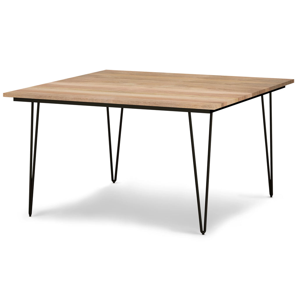 Solid Wood 54 inch Square Dining Table F39383