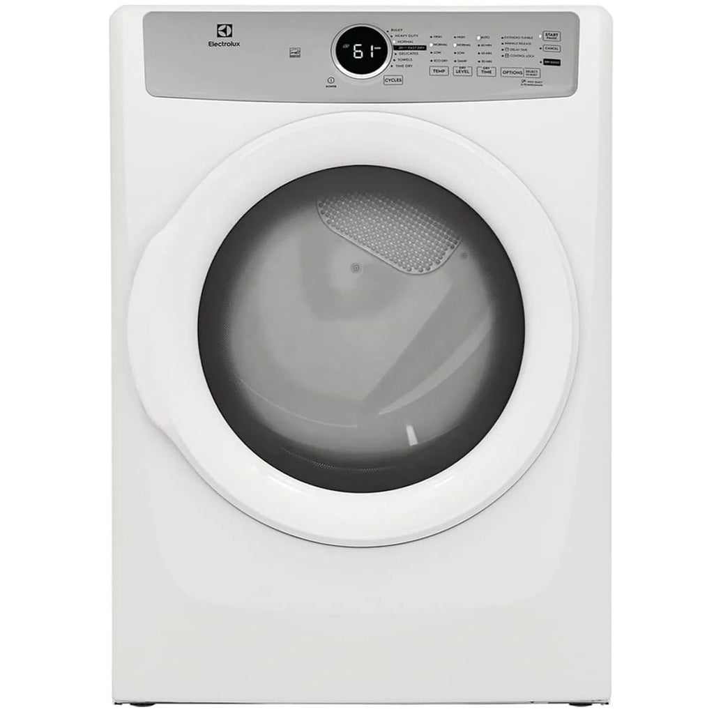 White 8.0 Cu Ft Electric Front Load Dryer Y853924