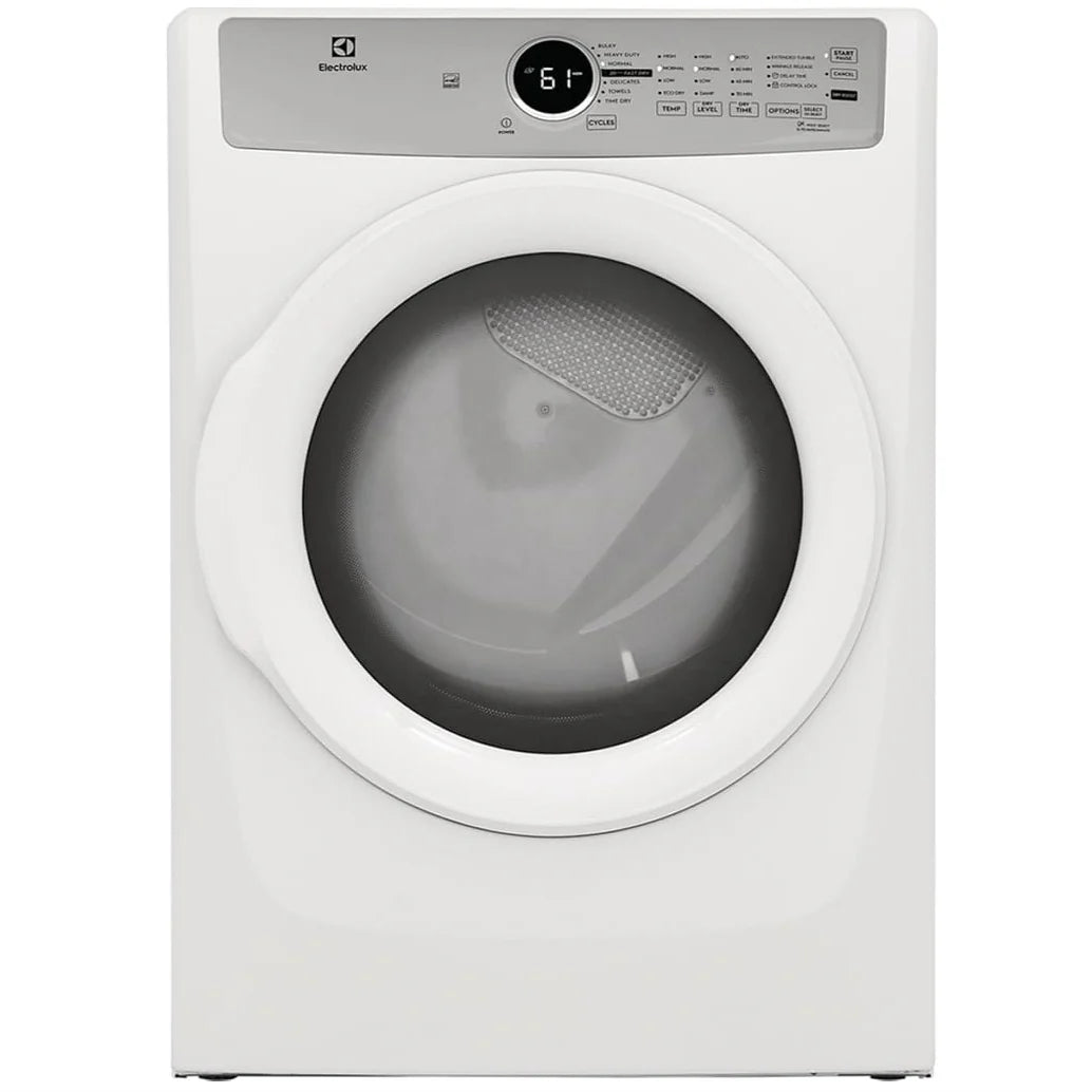 White 8.0 Cu Ft Electric Front Load Dryer Y853924