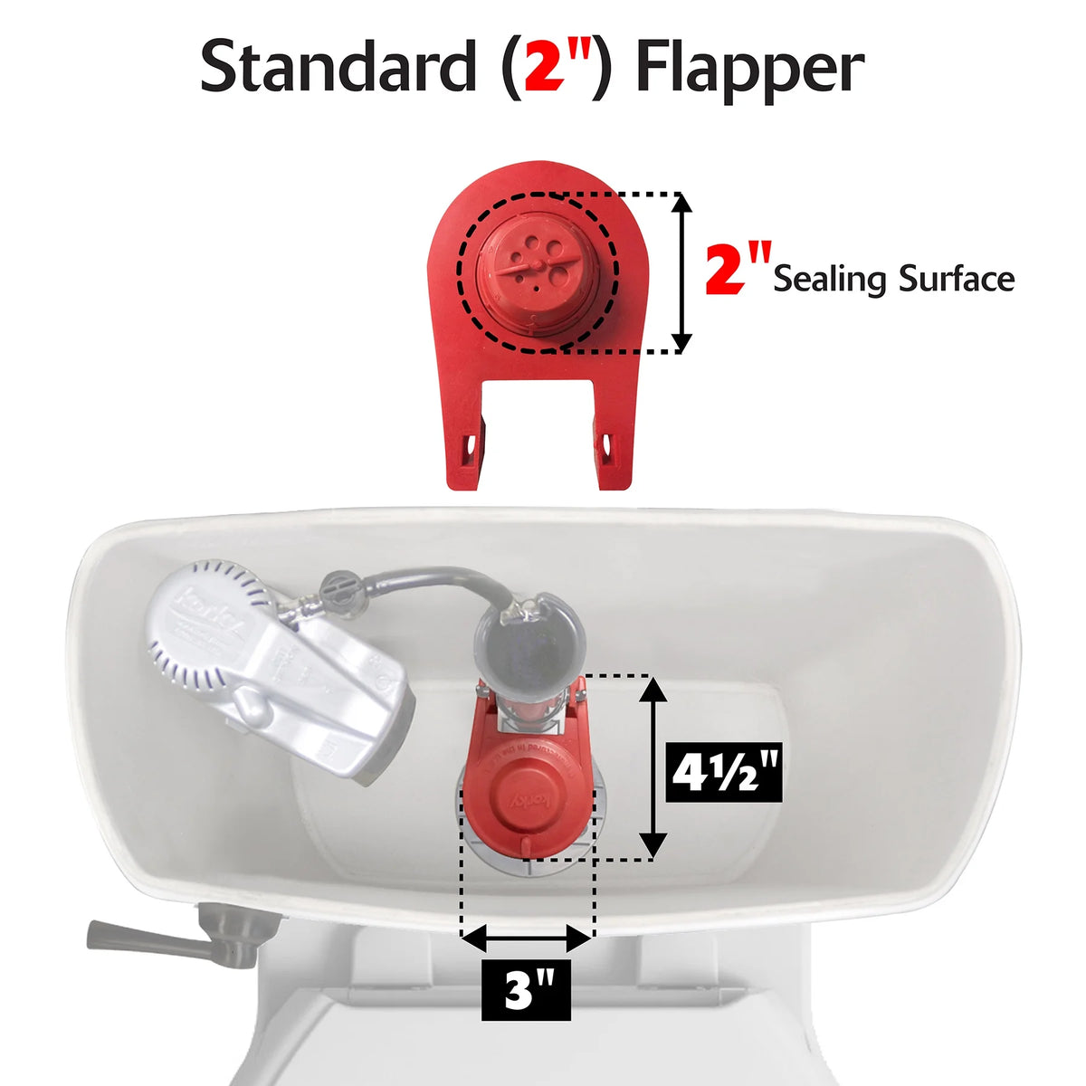 2-inch Complete Toilet Repair Kit, 1-Pack U761645