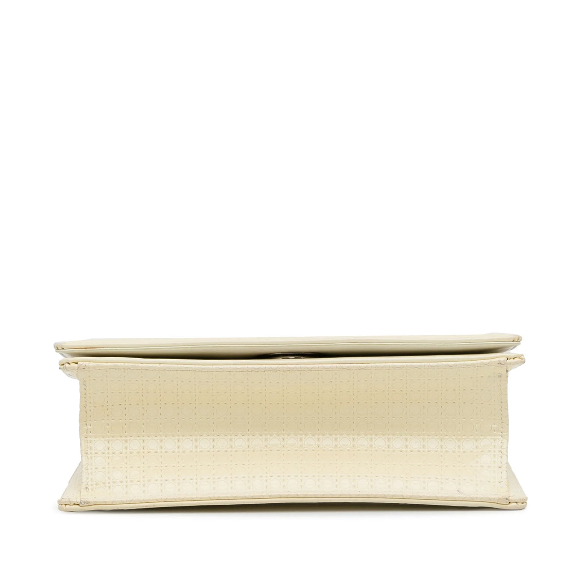 Pre-Owned White Patent Leather Crossbody Bag X807