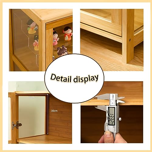 68" Curio Display Cabinet with Acrylic Glass Door K72719