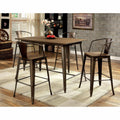 5 Piece Counter Height Metal Framed Dining Table Set G2957