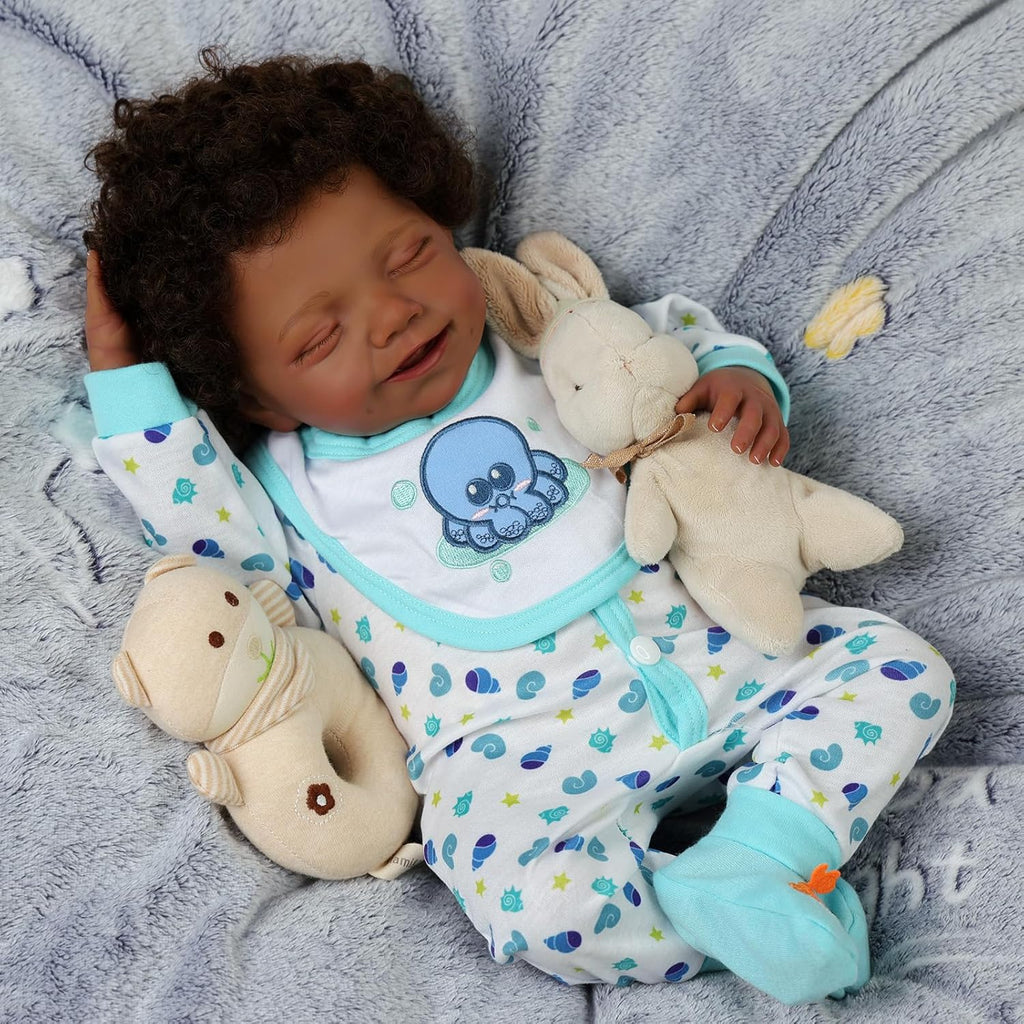 20 Inch Soft Body Realistic Reborn Baby Doll with Accessories Gift Box Y12272