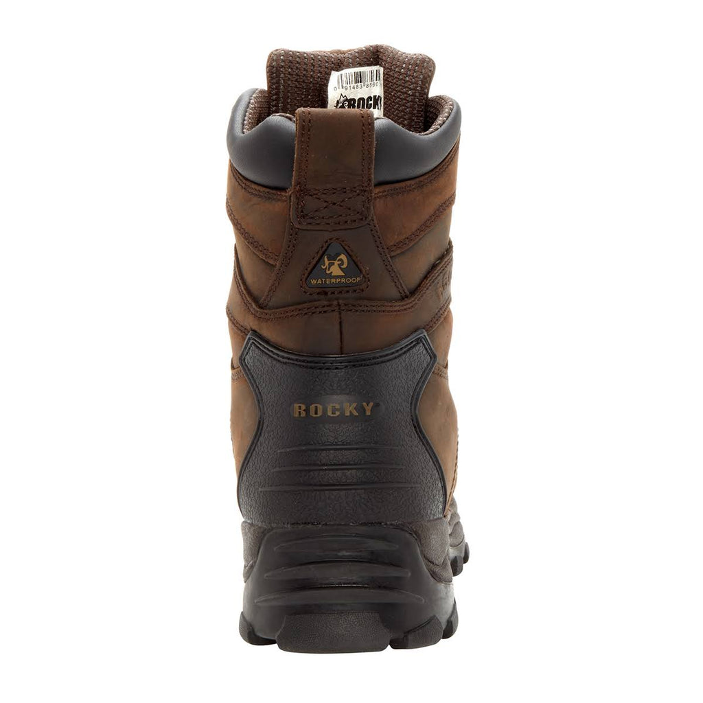 Insulated Waterproof Brown Utility Boots R221