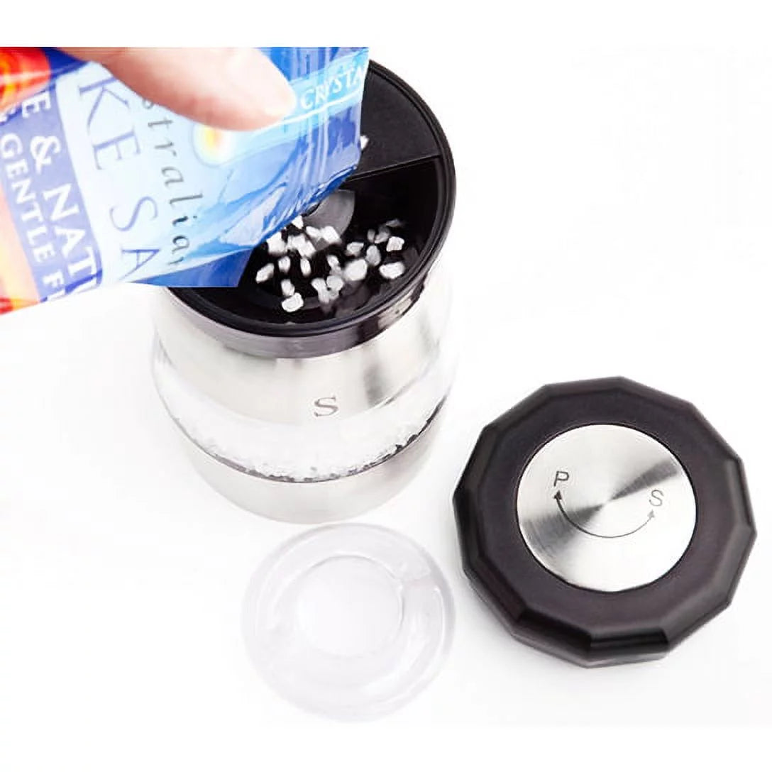 Salt and Pepper Mill and Grinder in Stainless Steel D18817