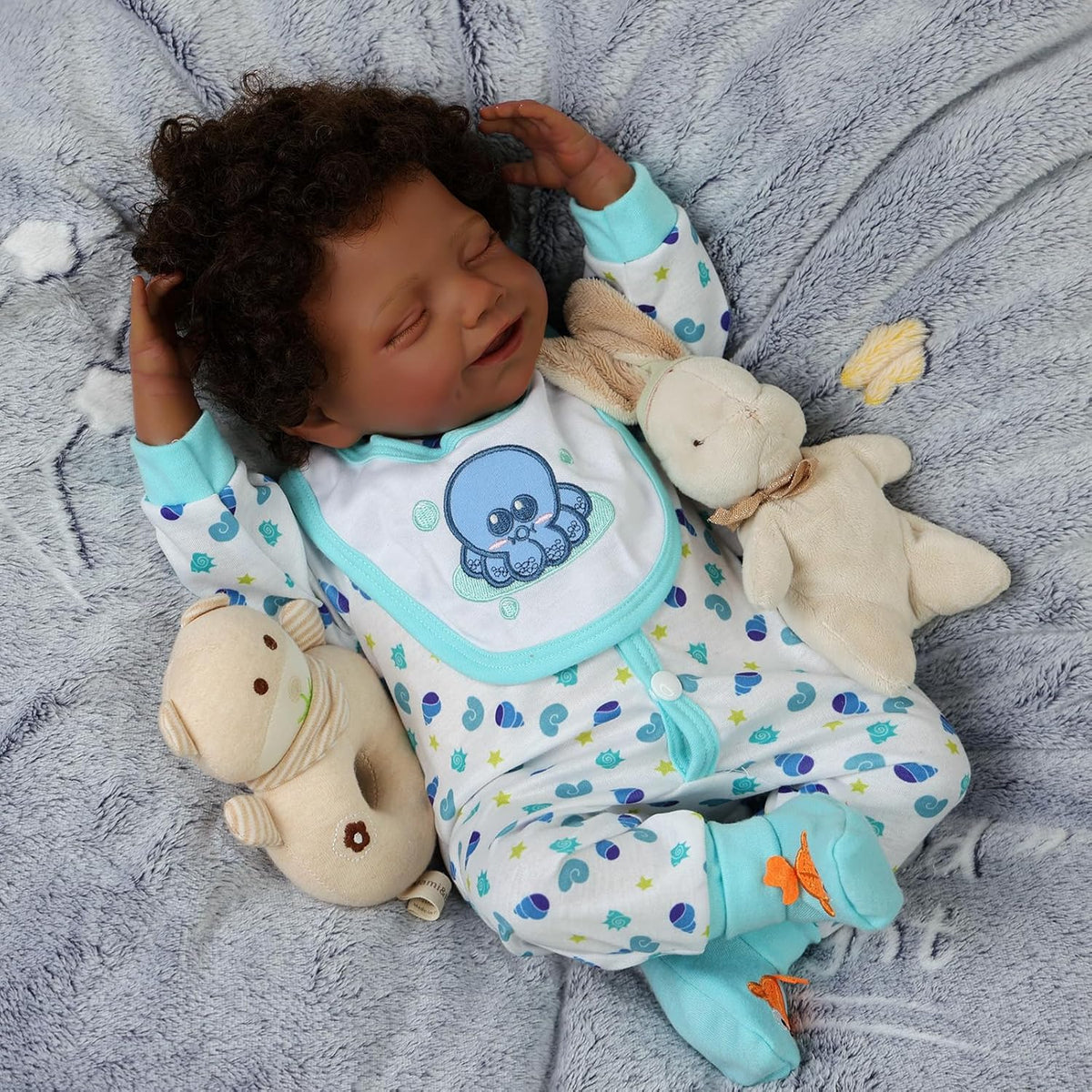 20 Inch Soft Body Realistic Reborn Baby Doll with Accessories Gift Box Y12272