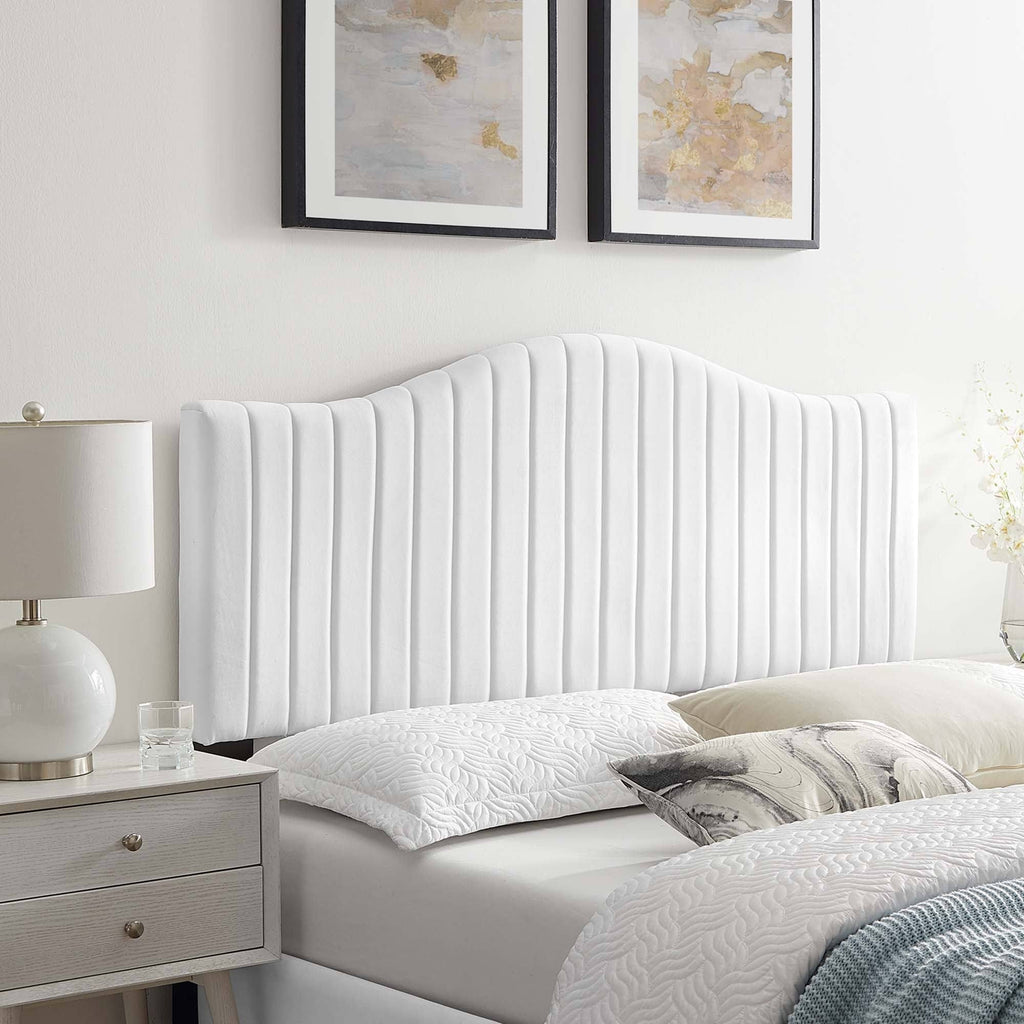 Navy Performance Velvet King/California King Headboard P202