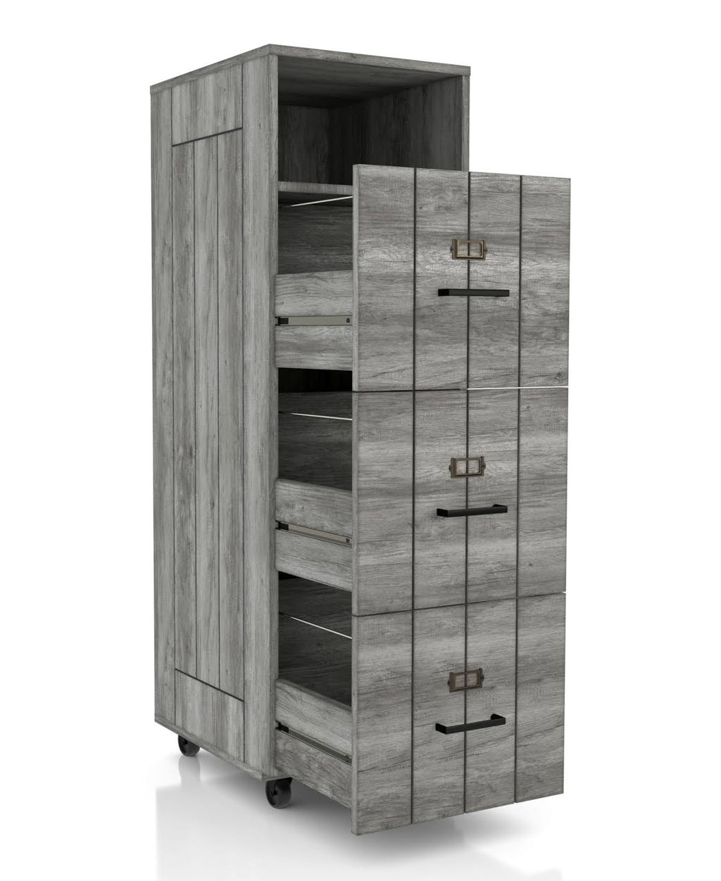 Gray 3-Drawer File Cabinet S853981