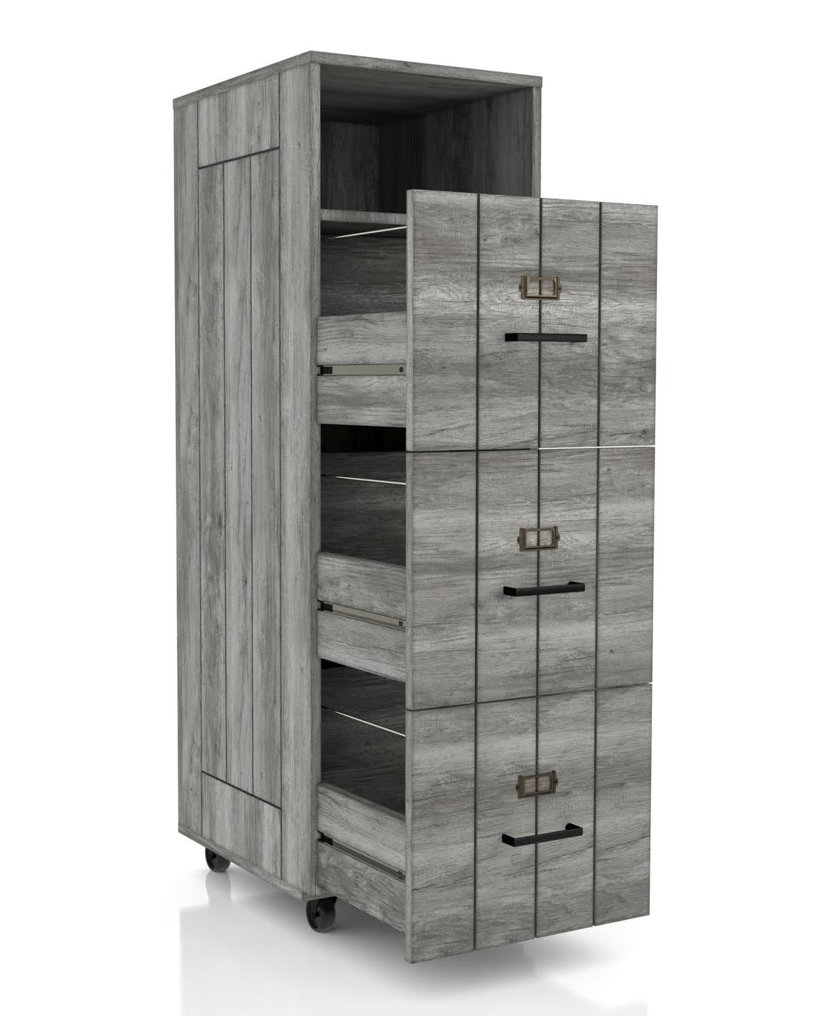 Gray 3-Drawer File Cabinet S853981