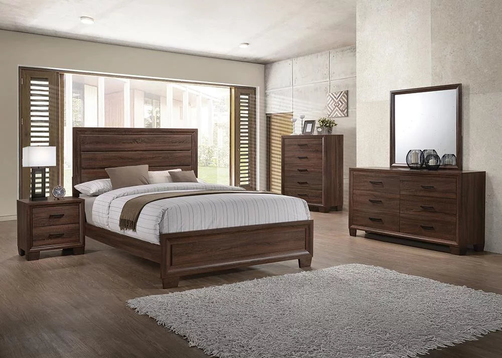 Medium Warm Brown Bedroom Set N33229