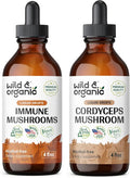 Immune Mushroom Tincture 4 fl oz & Cordyceps Tincture 4 fl oz Q75468