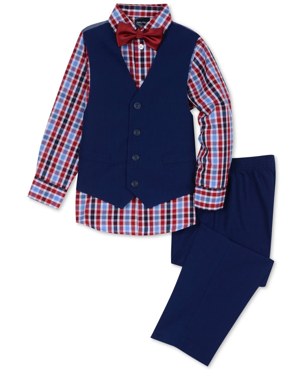 Windowpane Vest Set S582
