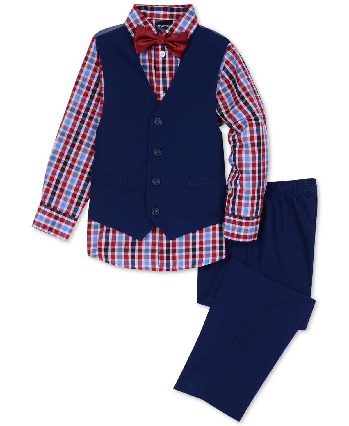 Windowpane Vest Set S582