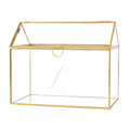 Gold Wedding Glass Terrarium Card Holder A528408
