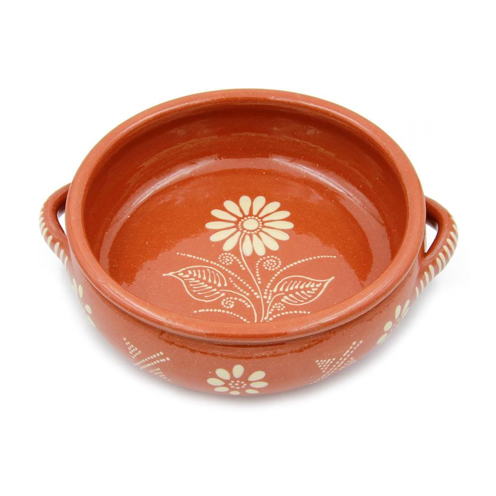 Hand-Painted Clay Terracotta Cooking Pot E293736