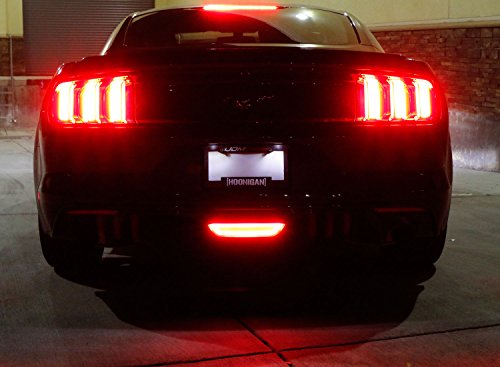 Clear Lens LED Rear Fog Light Kit with Red Tail Brake Lamp & White Backup Reverse Lamp X827