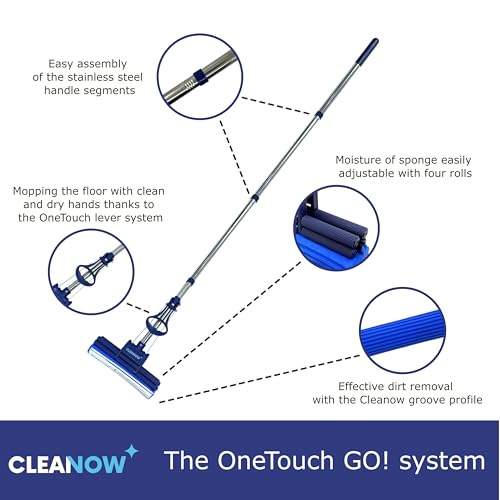 Wring Mop with PVA Sponge and Stainless Steel Handle M3285