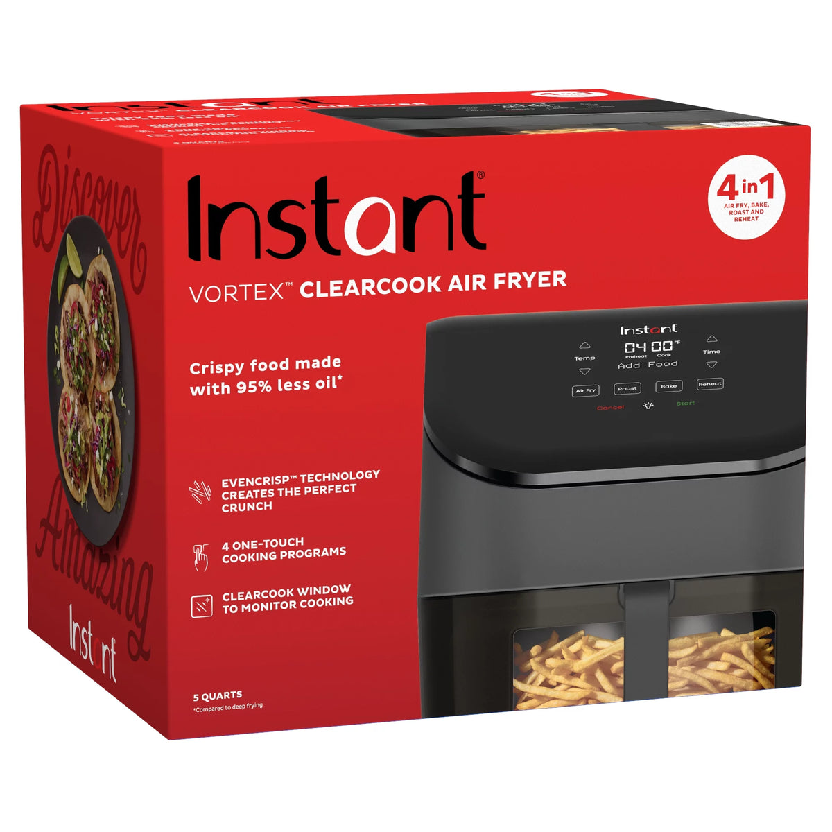 5 Quart 4-in-1 Air Fryer Oven J9392