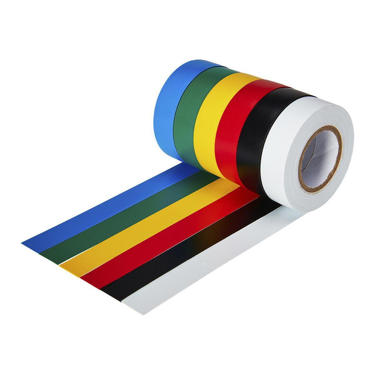 Multiple Color Electrical Tape, 6-Piece W972