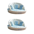 2-Pack Inflatable 3-Person Rafts Q5219