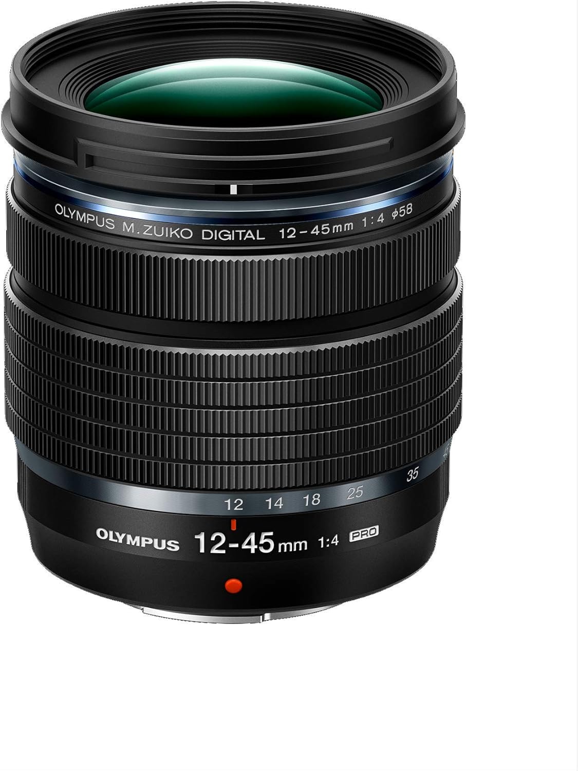 Black 12-45mm F4.0 PRO Lens for Micro Four Thirds Cameras K424
