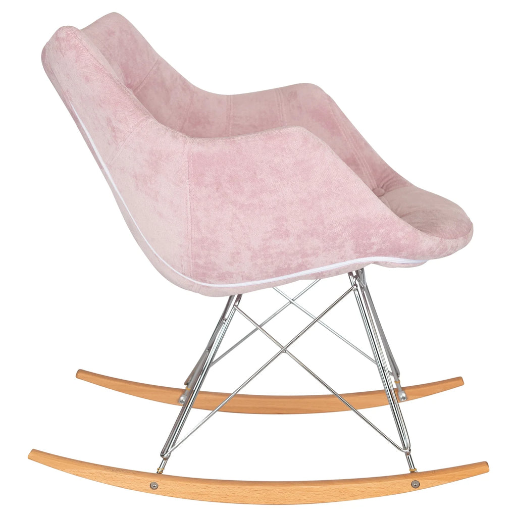 Velvet Rocking Chair O1365