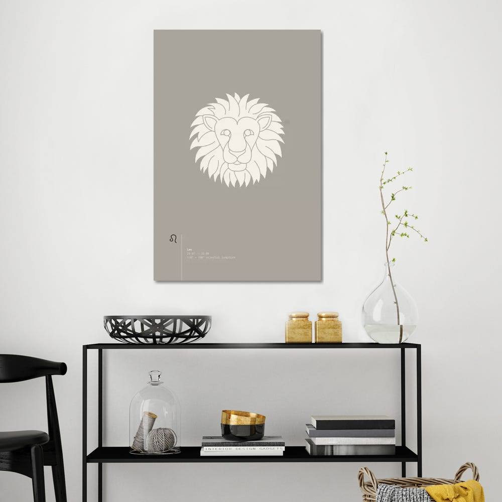 Lions Art Canvas Print P49839