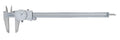 Dial Caliper, 0-12 Range, 0.002 Accuracy, White Face I391074