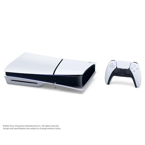 PlayStation 5 Slim 2TB Disc Edition Console with Controller and Controller Charger White B9715
