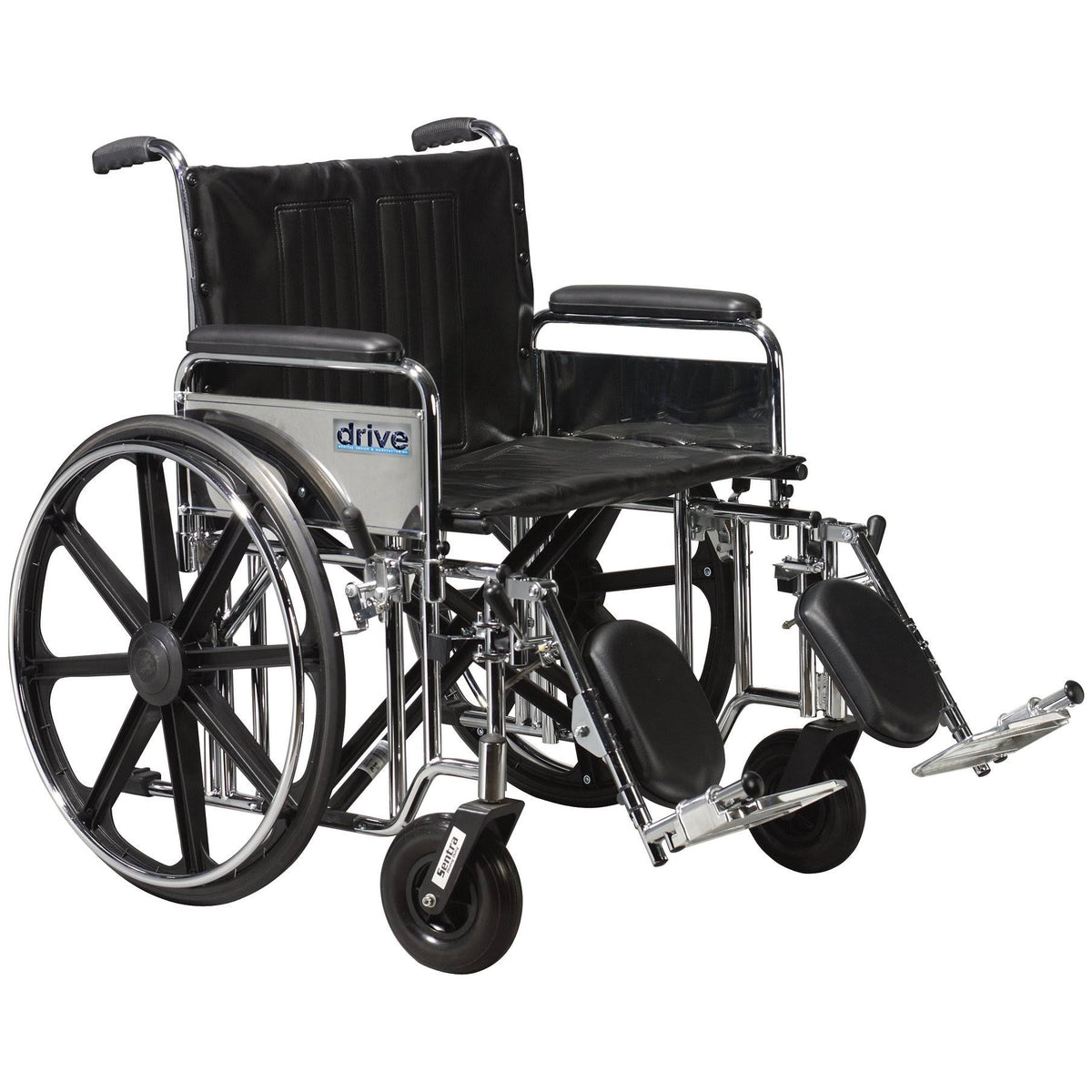 Extra Heavy Duty Wheelchair with Elevating Leg Rests O8519