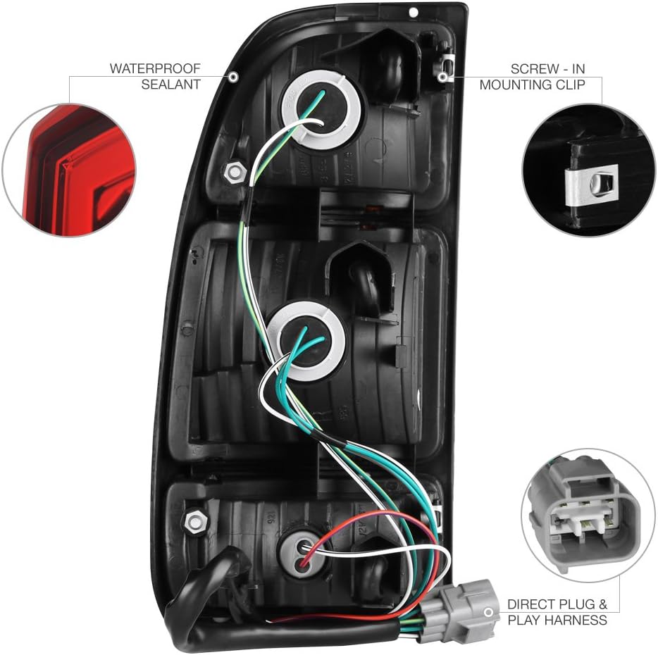 Red & Amber Tail Light Assembly J753467