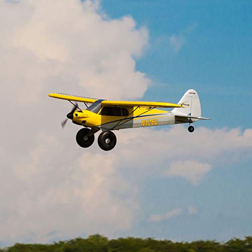Yellow RC Airplane Carbon Cub S 2 1.3m BNF Basic W18810