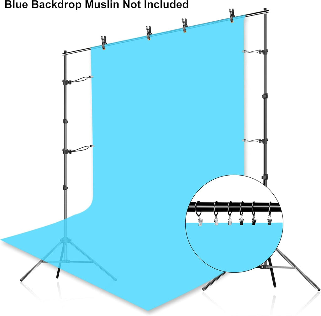 7x10Ft Adjustable Photography Background Support System Kit with Carry Bag U121