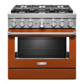 5.1 cu. ft. Dual Fuel 6-Burners Range in Scorched Orange D480