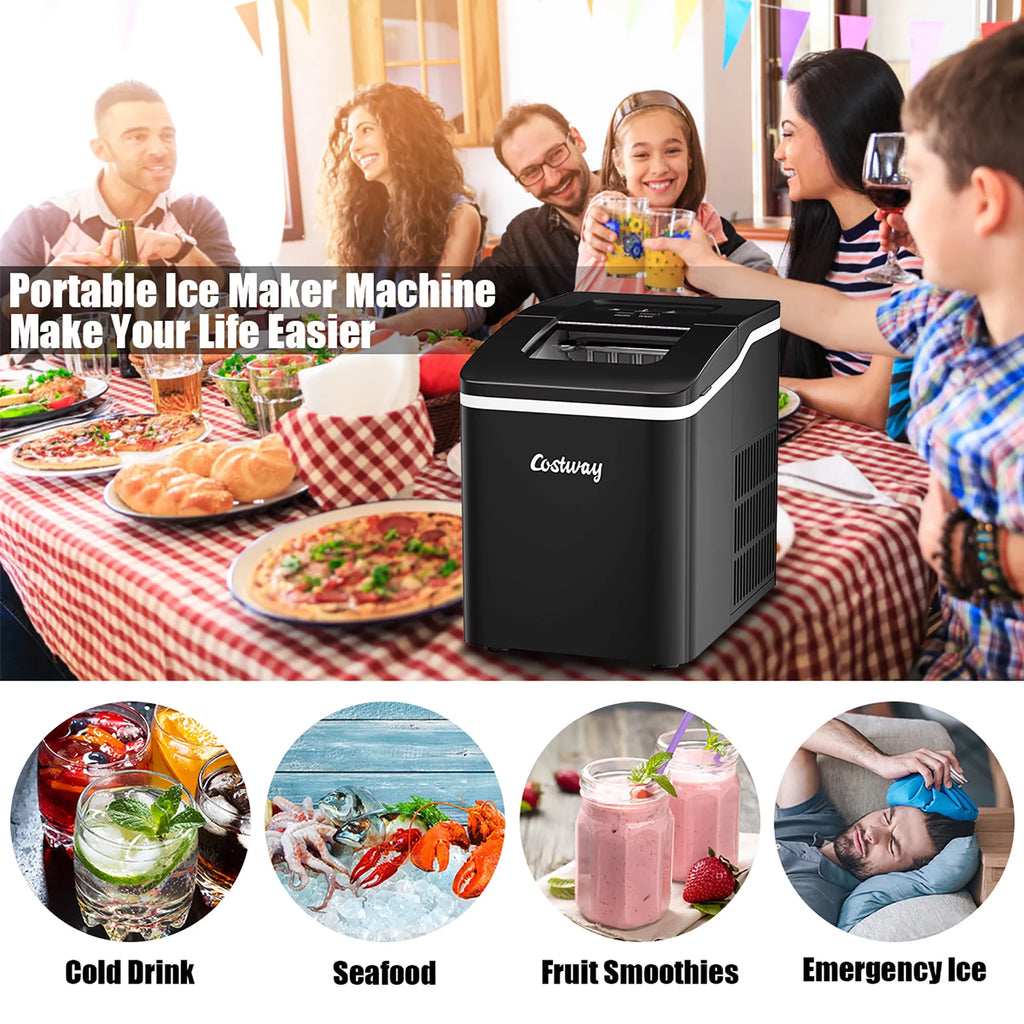 Portable Countertop Ice Maker with Scoop K709