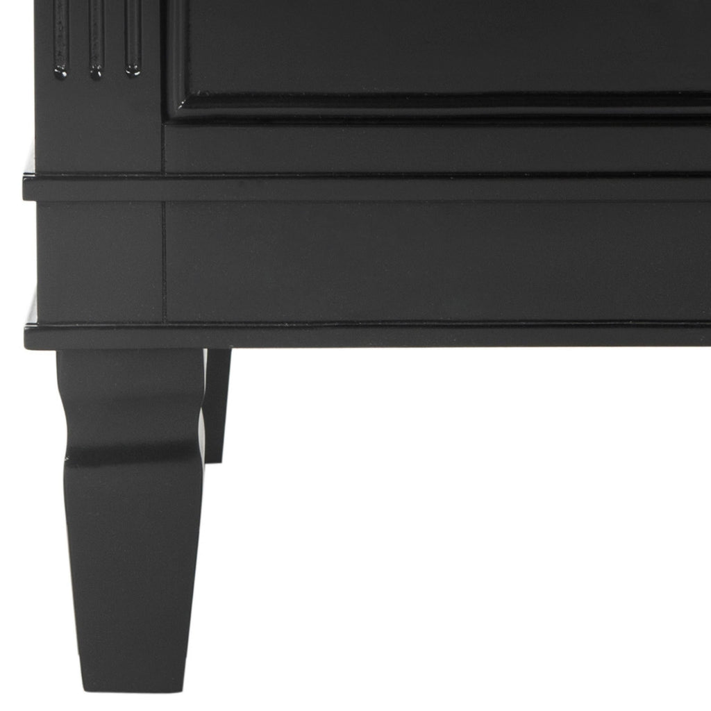 Black Three Drawer Night Stand I498743