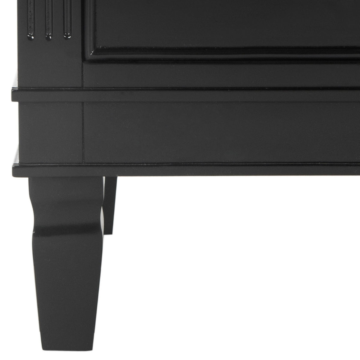 Black Three Drawer Night Stand I498743