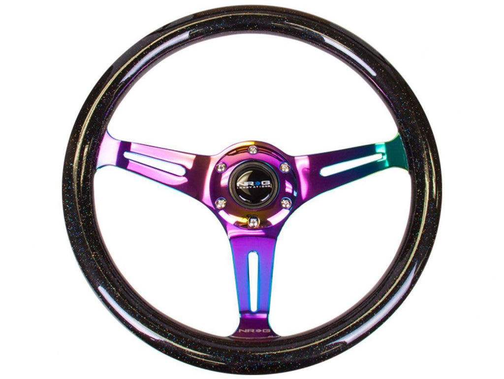 Wood Grain 3-Spoke Steering Wheel I74016