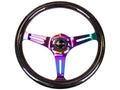 Wood Grain 3-Spoke Steering Wheel I74016